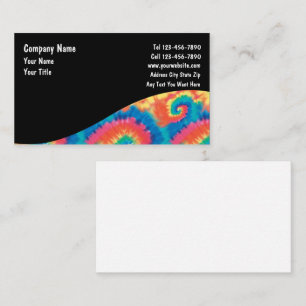 Tie Dye Cartes de visite