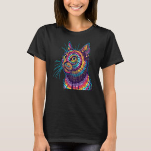 Tie Dye Cat T-Shirt