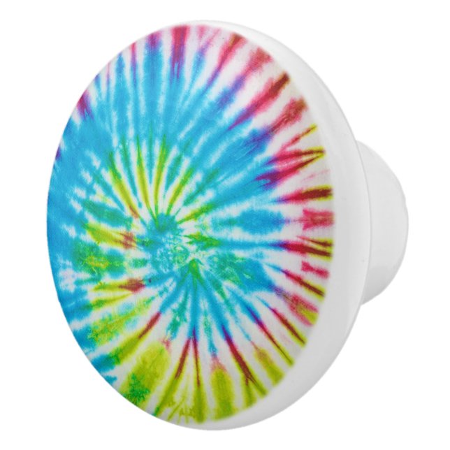 Tie-Dye Ceramic Knob (Right)