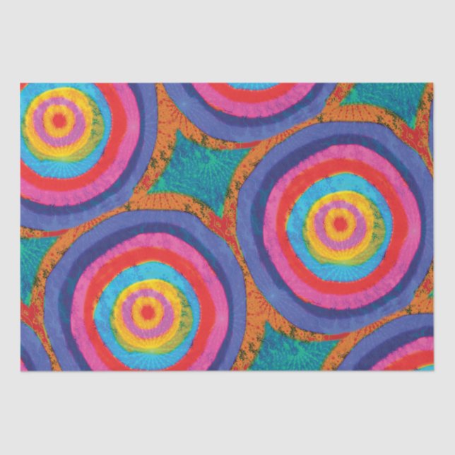 Tie Dye Circles Tissue Paper (Front)