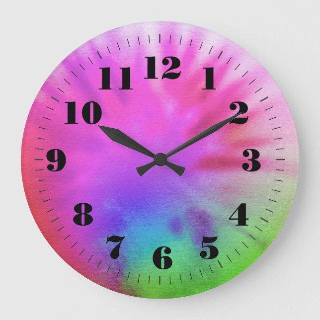 Tie-dye clock (Front)