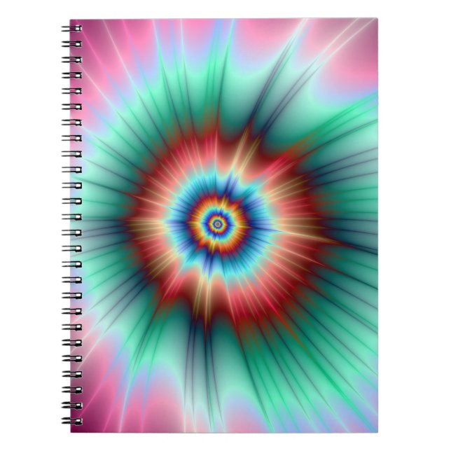 Tie Dye Comet Notebook (Front)