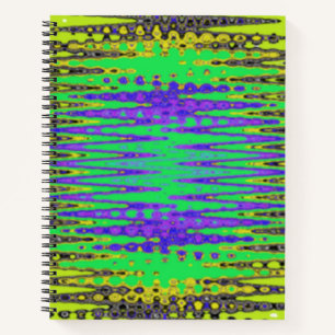 Tie dye cool design on Spiral Notebook