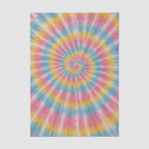 Tie Dye Decoupage Tissue Paper