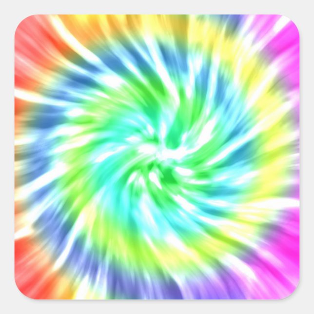 Tie Dye Design Sticker (Front)