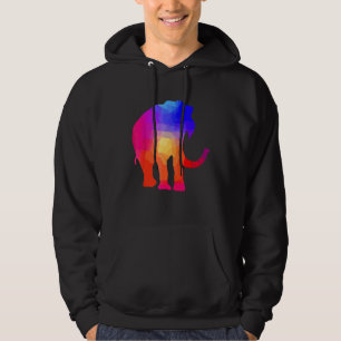Tie Dye Elephant Tie Dyed Save The Animals Hoodie