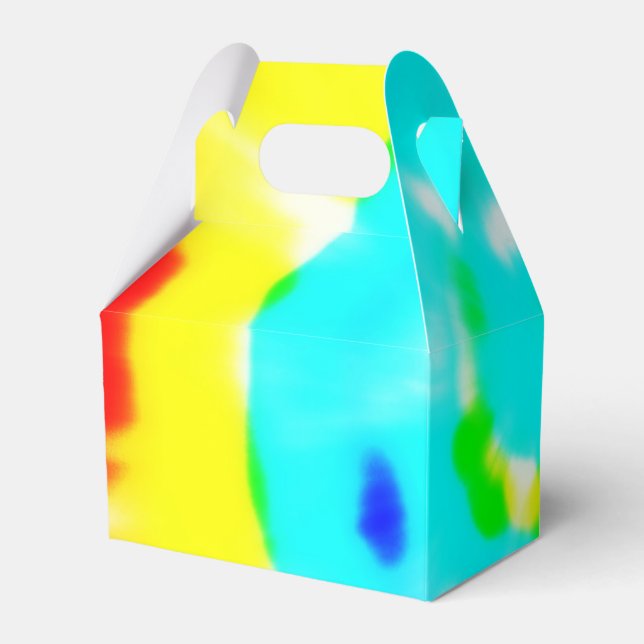Tie Dye Favor Box (Back Side)