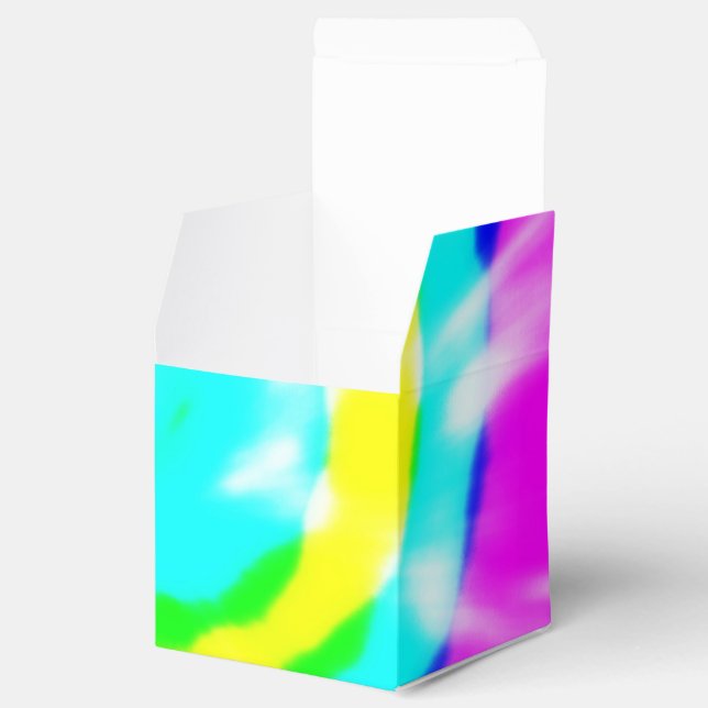 Tie Dye Favor Box (Opened)