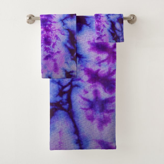Tie Dye for 2018 Colour of the Year Bath Towel Set (Insitu)