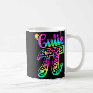 Tie Dye Funny Cutie Pie 3,14 Pi Number Symbol Math Coffee Mug