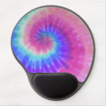 Tie Dye Gel Mouse Pad Rainbow Spiral 2