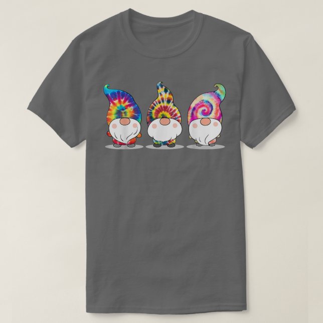 Tie dye gnome Gnome  T-Shirt (Design Front)