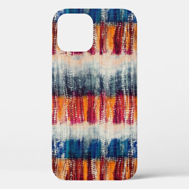 Tie dye grunge styled fabric simulation pattern Case-Mate iPhone case (Back)
