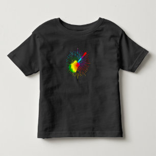 Tie Dye Guitar Music Design Colourful Guitarist Toddler T-shirt