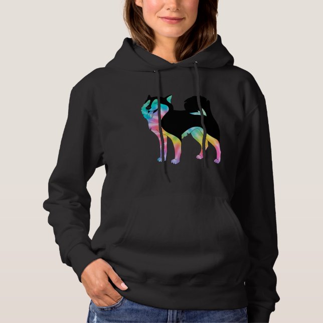 Tie Dye Husky Hoodie (Front)