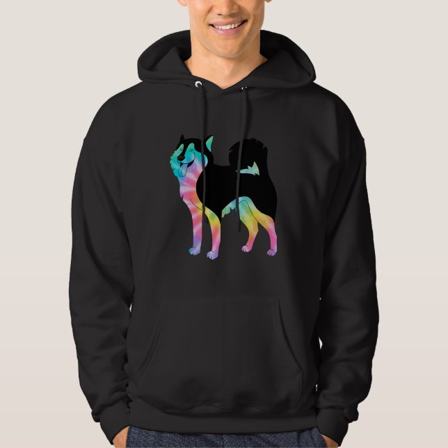 Tie Dye Husky Hoodie (Front)