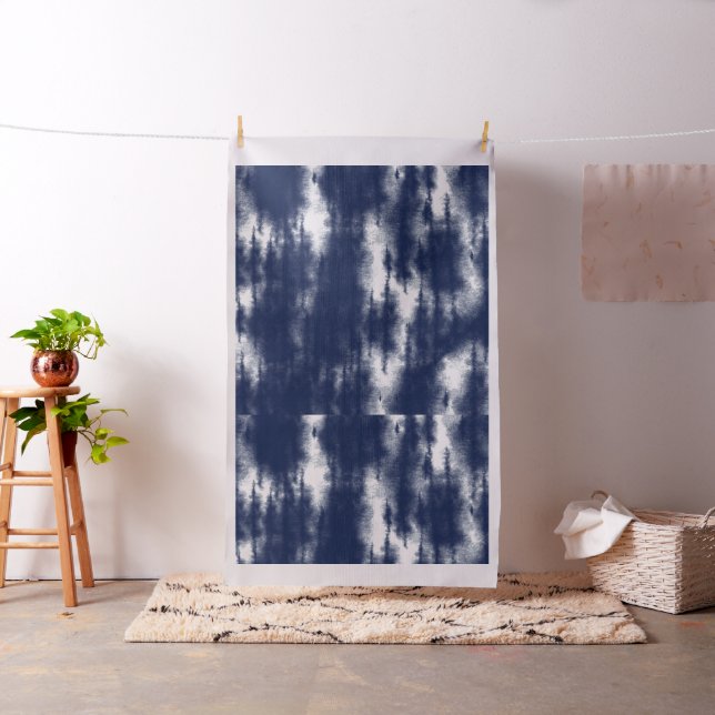Tie Dye Indigo Fabric (In Situ)