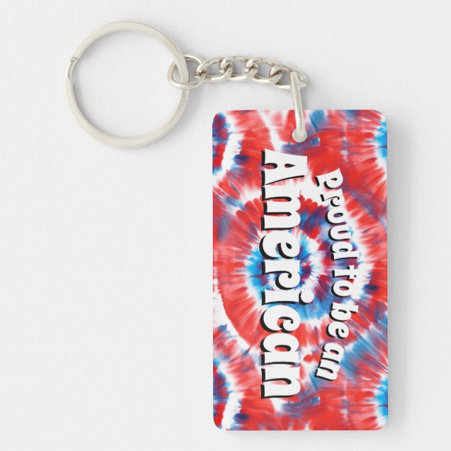 Tie-Dye Keychain (Front)