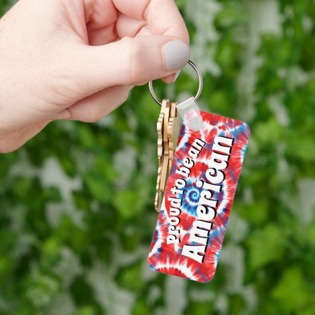 Tie-Dye Keychain (Hand)