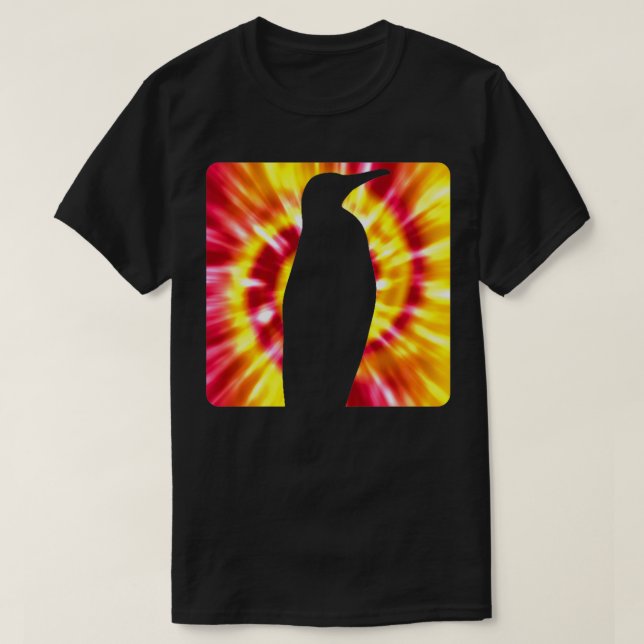 Tie Dye King Penguin for King Penguin Lovers  T-Shirt (Design Front)