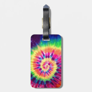 Tie-Dye Luggage Tag