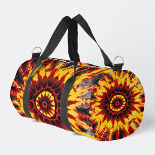Tie Dye Mandala Pattern Duffle Bag