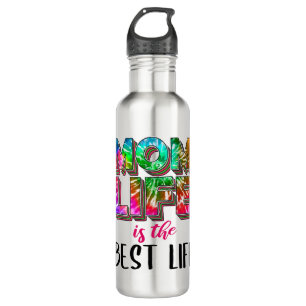 Tie Dye Mom Life is the Best Life 710 Ml Water Bottle