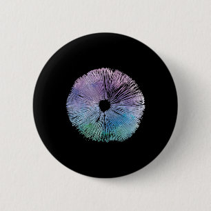 Tie Dye Mushroom Cap Spore Wild Mushrooms Cottagec 2 Inch Round Button