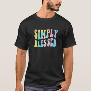 Tie Dye Not Perfect Just Forgiven Jesus Christian  T-Shirt