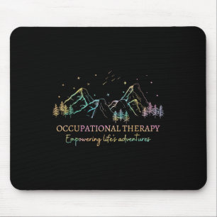 Tie Dye Occupational Therapy Empowering Lifes Adve Mouse Pad