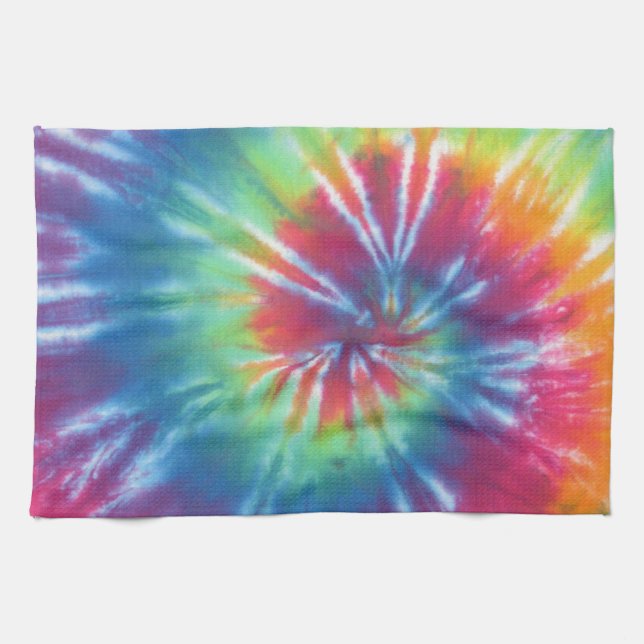 Tie Dye One Kitchen Towel (Horizontal)