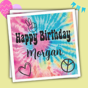 Tie Dye Party Paper Napkin