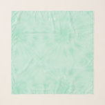 Tie Dye | Pastel Mint Green Monogram Scarf<br><div class="desc">A simple tie dye pattern with a soft pastel mint green colour palette. The perfect on trend gift or accessory can easily be customized with your name, initials, monogram, hashtag or slogan! Tie-Dye is making a major comeback right now and is officially the Biggest Trend of the Year! We think...</div>