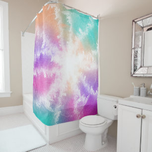 Tie Dye Pastel Watercolor Pink Orange Teal Purple