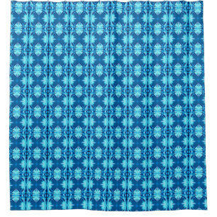 Tie Dye Pattern in Indigo and Ice Blue
