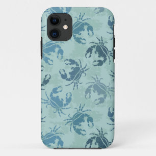 Tie Dye Pattern Of Crabs iPhone 11 Case