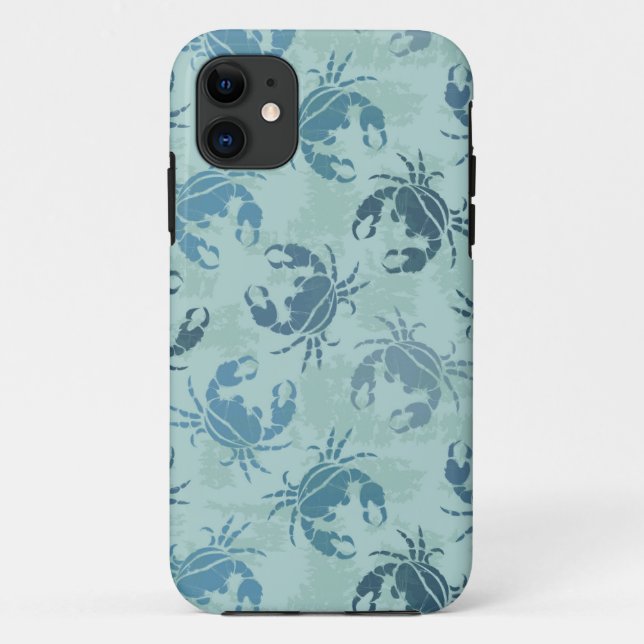 Tie Dye Pattern Of Crabs Case-Mate iPhone Case (Back)