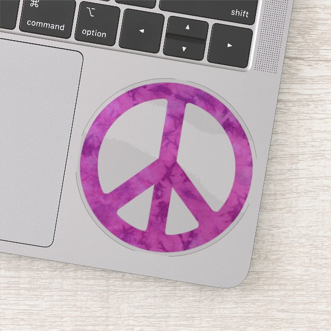 Tie Dye Peace Sign (Detail)