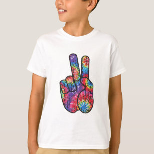 Tie dye peace sign T-Shirt