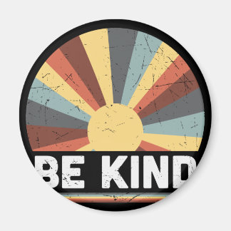 Tie Dye Peace Symbol Hippie Be Kind Magnet