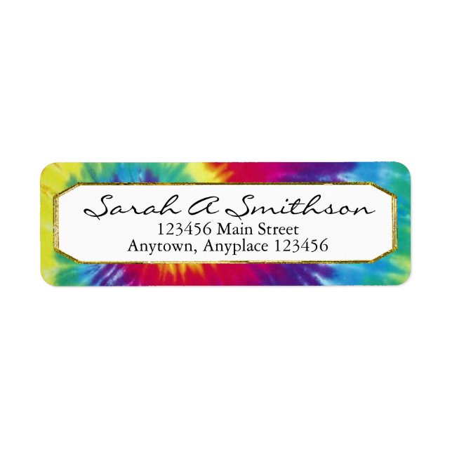Tie Dye Personalize (Front)