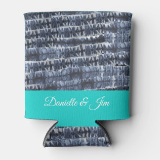 Tie-Dye personalized Wedding Party Gift Can Cooler
