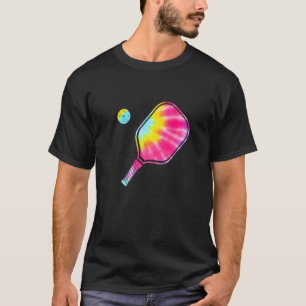 Tie Dye Pickle Ball Pickleball Paddleball Coach Pi T-Shirt