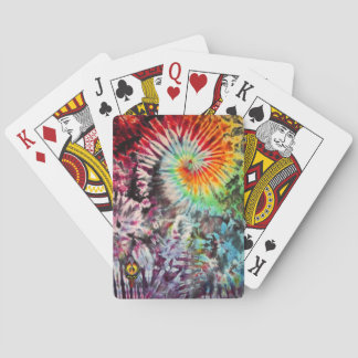 Tie Dye Playing Cards