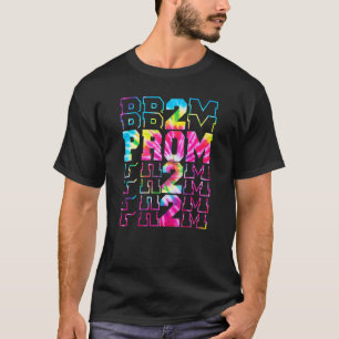 Tie Dye Prom 2022 Senior Grad Graduation Party T-Shirt