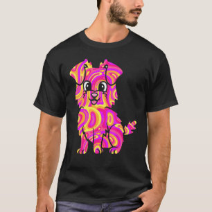 Tie Dye Psychedelic Dog Puppy Owner Pup Pet Trippy T-Shirt