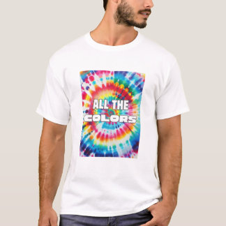 Tie-Dye Retro Rainbow Colours T-Shirt