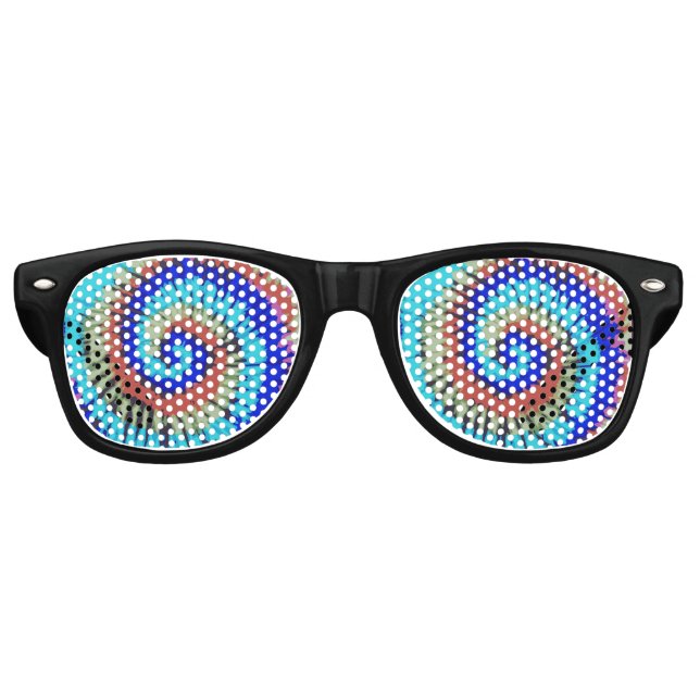 Tie Dye Retro Sunglasses (Front)