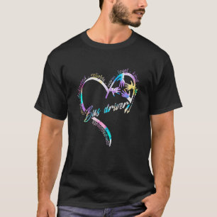 Tie Dye School Bus Driver Back To School Teacher T-Shirt