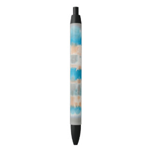 Tie Dye Shibori Painting Black Ink Pen